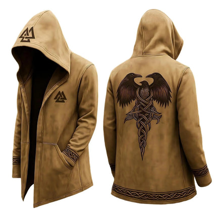 3D Hoodies Men Retro Nordic Viking Celtic Knot Jackets - 3D Hoodies - SiminFan - Mad Fly Essentials