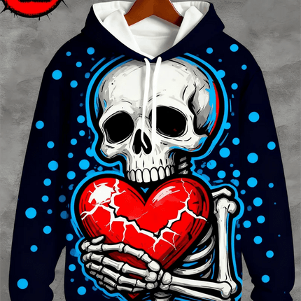 3D Hoodies Men Skull Skeleton 3D Graphic Pullover Tops Outerwear - 3D Hoodies - Day South Valley - Mad Fly Essentials