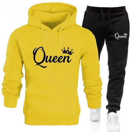3D Hoodies Women King Queen Lover Couple Sweatshirt 3D Hoodies - 3D Hoodies - Adogirl - Mad Fly Essentials