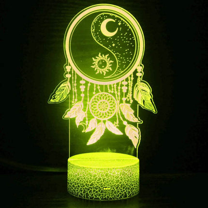 3D Illusion Dream Catcher LED Night Light - LED Night Light - STARNIGHT - Mad Fly Essentials