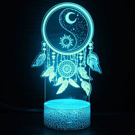 3D Illusion Dream Catcher LED Night Light - LED Night Light - STARNIGHT - Mad Fly Essentials
