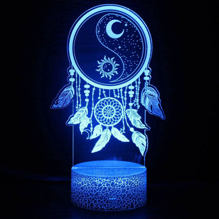 3D Illusion Dream Catcher LED Night Light - LED Night Light - STARNIGHT - Mad Fly Essentials