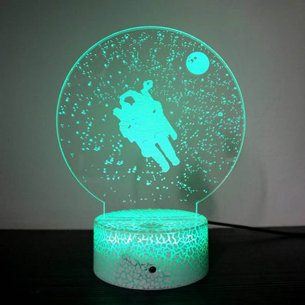 Moon Lamp Astronaut Bedroom 3D LED Night Light - Mad Fly Essentials