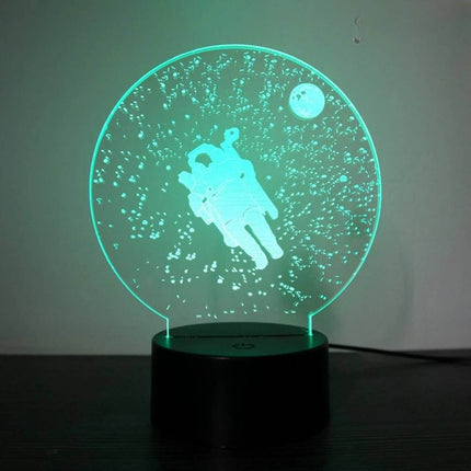 Moon Lamp Astronaut Bedroom 3D LED Night Light - LED Night Light - Sololandor - Mad Fly Essentials