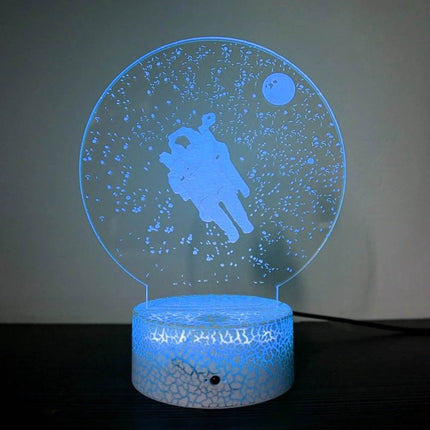 Moon Lamp Astronaut Bedroom 3D LED Night Light - LED Night Light - Sololandor - Mad Fly Essentials