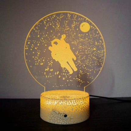 Moon Lamp Astronaut Bedroom 3D LED Night Light - LED Night Light - Sololandor - Mad Fly Essentials