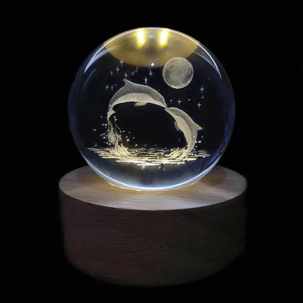 3D Crystal Planetary Galaxy LED Night Light - LED Night Light - Plutus - Quinn - Mad Fly Essentials