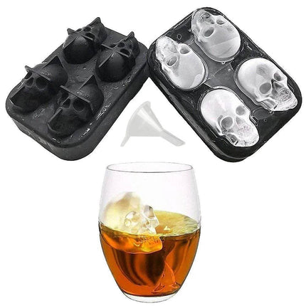 3D Skull Ice Cube Tray Halloween Decor - Mad Fly Essentials