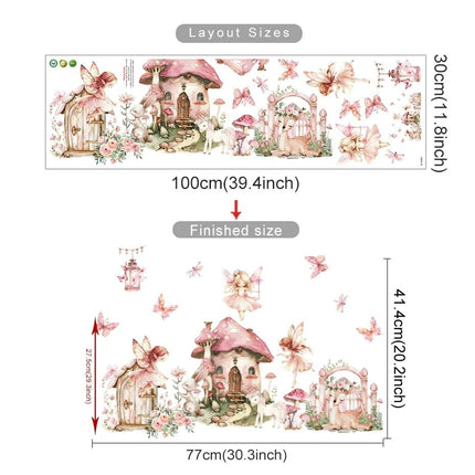 3D Wall Sticker Animal Butterfly Mushroom Decal - 3D Wall Sticker - Duruibom - Mad Fly Essentials