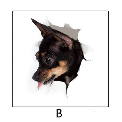 3D Wall Sticker Chihuahuas Dog Fridge Decal - 3D Wall Sticker - ZOOYOO - Mad Fly Essentials