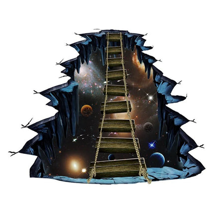 3D Wall Sticker Cosmic Space Ladder Floor Stickers - 3D Wall Sticker - COCOPLAY - Mad Fly Essentials