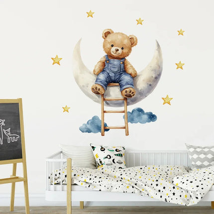 3D Wall Sticker Elephant Giraffe Bear Animal Decal - 3D Wall Sticker - Sproutfox - Mad Fly Essentials