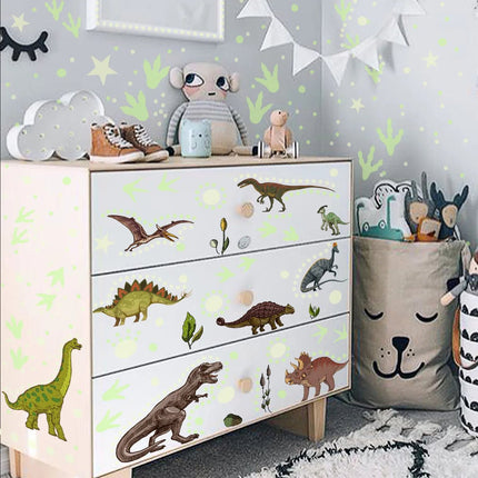 3D Wall Sticker Luminous Cartoon Dinosaur Decal - 3D Wall Sticker - ZOOYOO - Mad Fly Essentials