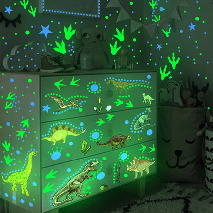 3D Wall Sticker Luminous Cartoon Dinosaur Decal - 3D Wall Sticker - ZOOYOO - Mad Fly Essentials
