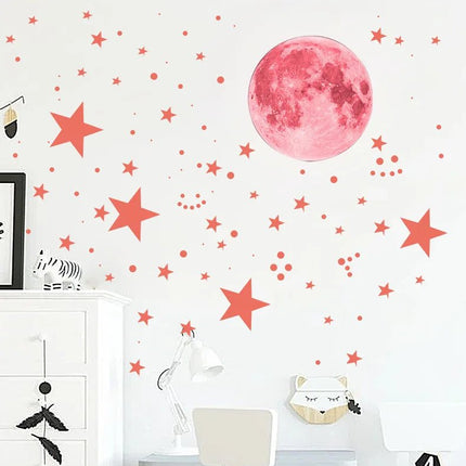 3D Wall Sticker Luminous Moon Stars Decal - 3D Wall Sticker - ZOOYOO - Mad Fly Essentials