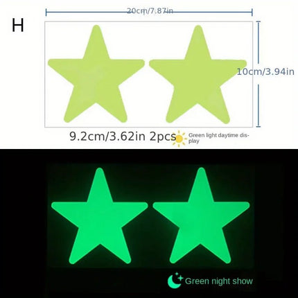 3D Wall Sticker Luminous Polka Dot Star 3D Wall Decal - 3D Wall Sticker - NICELET - Mad Fly Essentials
