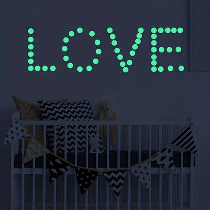 3D Wall Sticker Luminous Polka Dot Star 3D Wall Decal - 3D Wall Sticker - NICELET - Mad Fly Essentials