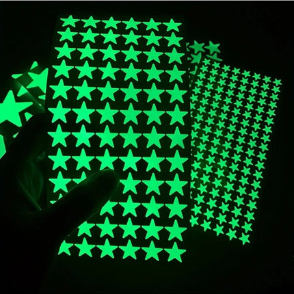 3D Wall Sticker Luminous Polka Dot Star 3D Wall Decal - 3D Wall Sticker - NICELET - Mad Fly Essentials