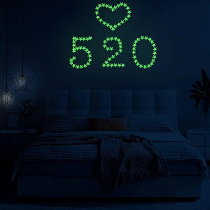 3D Wall Sticker Luminous Polka Dot Star 3D Wall Decal - 3D Wall Sticker - NICELET - Mad Fly Essentials