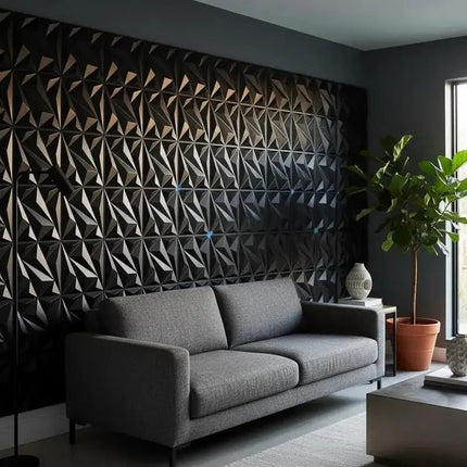 3D Wallpaper 30x30cm Grooved Wall Panels - 3D Wallpaper - Bacaz - Mad Fly Essentials