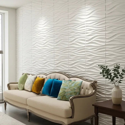 3D Wallpaper 30x30cm Grooved Wall Panels - 3D Wallpaper - Bacaz - Mad Fly Essentials