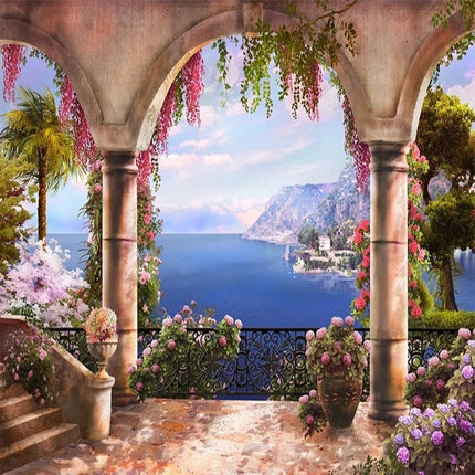 3D Wallpaper Custom Street View European City Shop Landscape Mural - 3D Wallpaper - JD Home Decor - Mad Fly Essentials