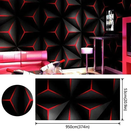 3D Wallpaper Geometric 3D Plane Pattern Mural - 3D Wallpaper - FUNLIFE - Mad Fly Essentials