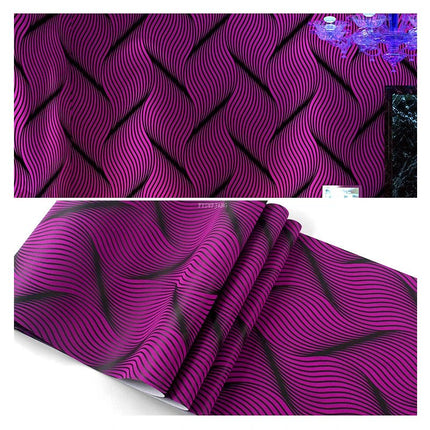 3D Wallpaper Suede Velvet Nordic Spiral Pattern Mural - 3D Wallpaper - YISL - Mad Fly Essentials
