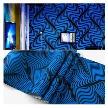 3D Wallpaper Suede Velvet Nordic Spiral Pattern Mural - 3D Wallpaper - YISL - Mad Fly Essentials