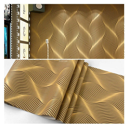 3D Wallpaper Suede Velvet Nordic Spiral Pattern Mural - 3D Wallpaper - YISL - Mad Fly Essentials