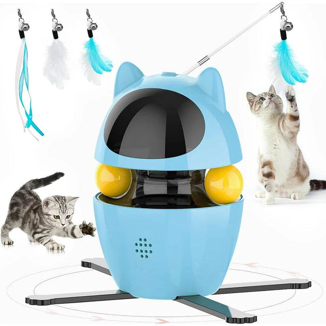 4 - in - 1 Cat Indoor USB Interactive Toy Pet Essentials - Pet Essentials - Mr Meow Hoopet - Mad Fly Essentials