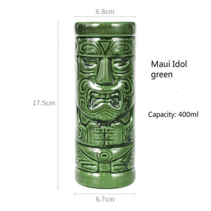 400ml Tiki Cup Hawaiian Cocktail Glass Party Decor - Party Decor - Tiki Treasures - Mad Fly Essentials