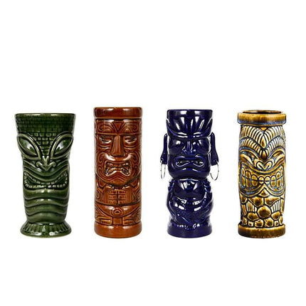400ml Tiki Cup Hawaiian Cocktail Glass Party Decor - Party Decor - Tiki Treasures - Mad Fly Essentials