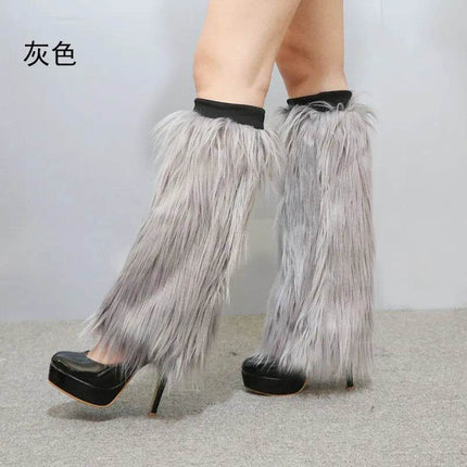 40cm Plush Club Leg Warmers Women Footwear - Women Footwear - TOB - Mad Fly Essentials