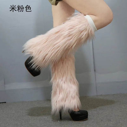 40cm Plush Club Leg Warmers Women Footwear - Women Footwear - TOB - Mad Fly Essentials