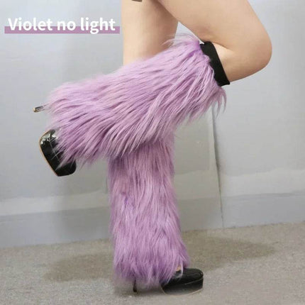 40cm Plush Club Leg Warmers Women Footwear - Women Footwear - TOB - Mad Fly Essentials