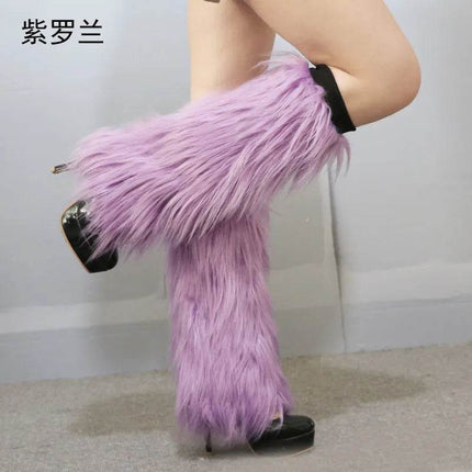 40cm Plush Club Leg Warmers Women Footwear - Women Footwear - TOB - Mad Fly Essentials