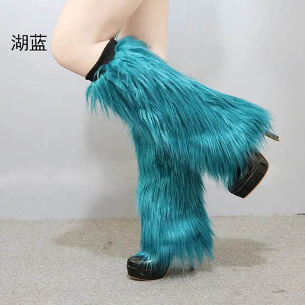 40cm Plush Club Leg Warmers Women Footwear - Women Footwear - TOB - Mad Fly Essentials