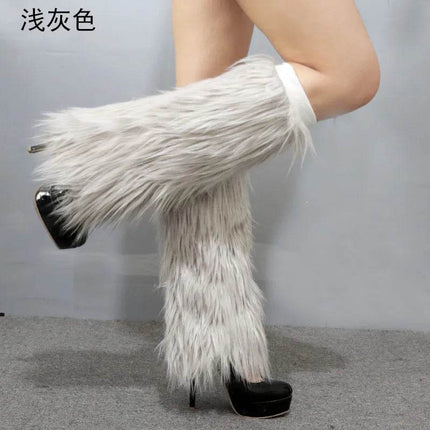 40cm Plush Club Leg Warmers Women Footwear - Women Footwear - TOB - Mad Fly Essentials