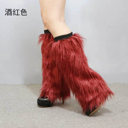 40cm Plush Club Leg Warmers Women Footwear - Women Footwear - TOB - Mad Fly Essentials