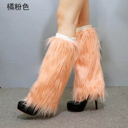 40cm Plush Club Leg Warmers Women Footwear - Women Footwear - TOB - Mad Fly Essentials