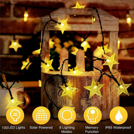 Solar Star 8-Modes Twinkle String Lights - Lighting & Bulbs Mad Fly Essentials