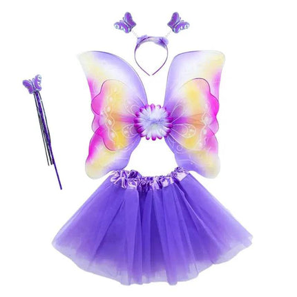 4pc LED Fairy Butterfly Girl Costume Set - Costume Set - Bear Leader - Mad Fly Essentials