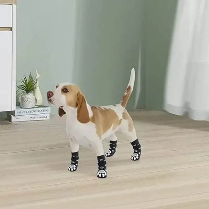 4pcs Anti-Slip Pet Sock Dog Boots - Mad Fly Essentials