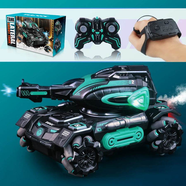 Activity Toys 4Wheel Stunt Water Launching Watch Tank Car Activity Toys BigShu Mad Fly Essentials