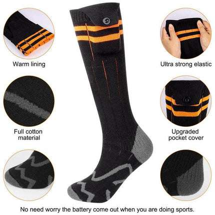 5000mAh Heated Adjustable Thermal Socks - Socks - TOB - Mad Fly Essentials