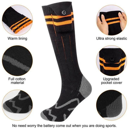 5000mAh Heated Adjustable Thermal Socks - Socks - TOB - Mad Fly Essentials