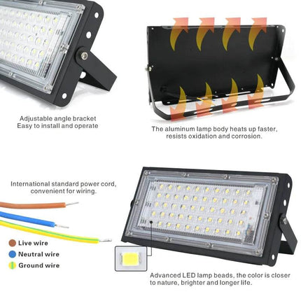 50W LED Super Bright Flood LED Party Light - LED Party Light - DSELCHUN - Mad Fly Essentials
