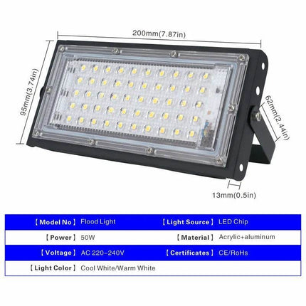 50W LED Super Bright Flood LED Party Light - LED Party Light - DSELCHUN - Mad Fly Essentials