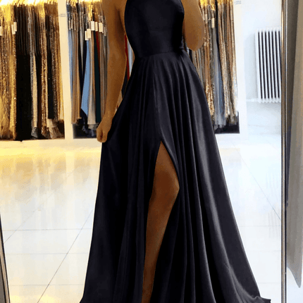 Women Elegant Halter Prom Maxi Dress - Mad Fly Essentials